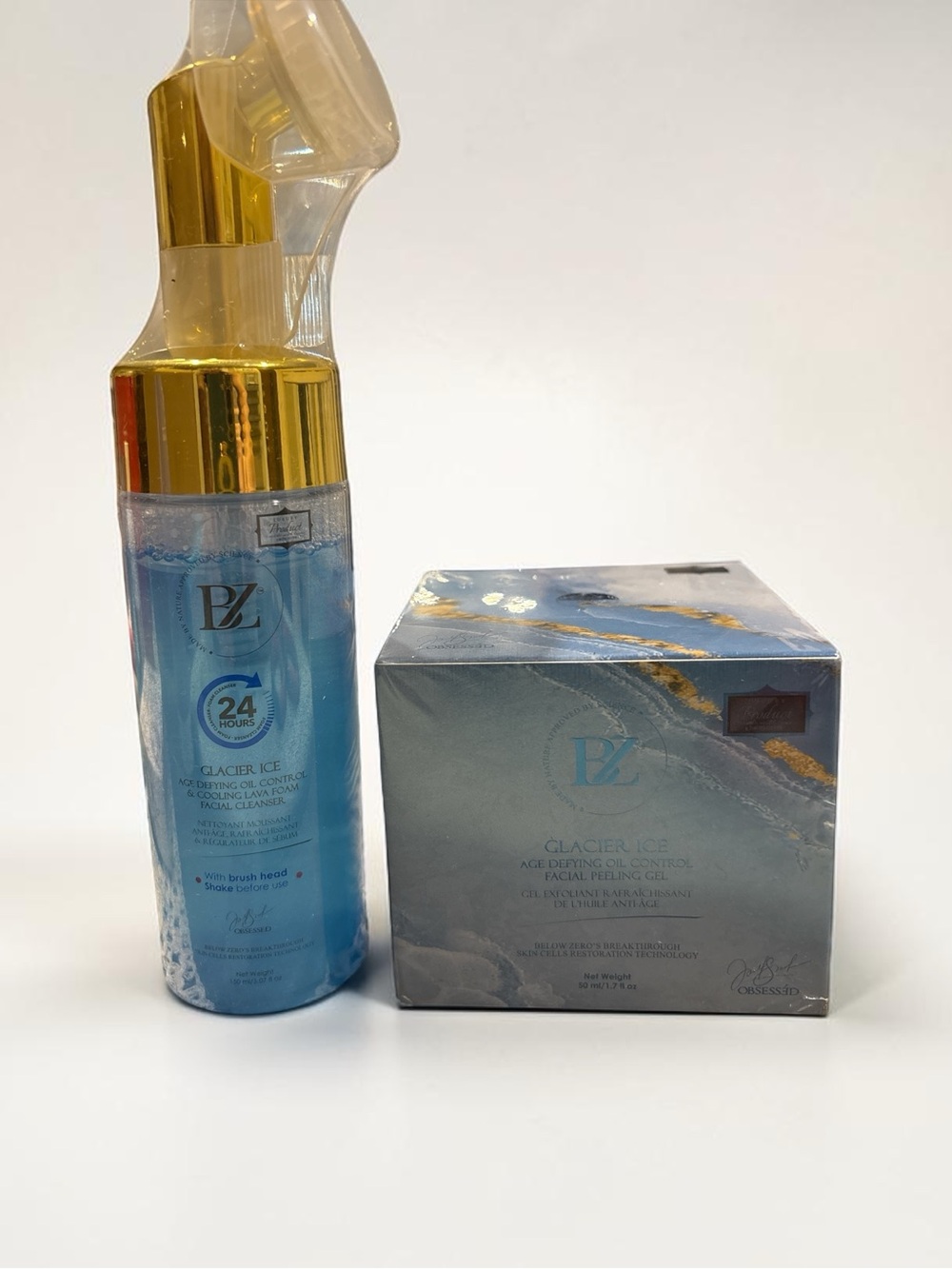 Glacier Ice Hydrating Cleanser & Peeling Gel Set